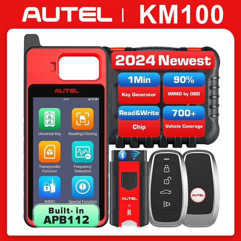 Autel Maxiim Km100 Key Fob Programmazione Immobilizzatore Strumento 2Pcs Autel Ikey Per 60S Key Generation Obd Immo Key Learning On 99% Car
