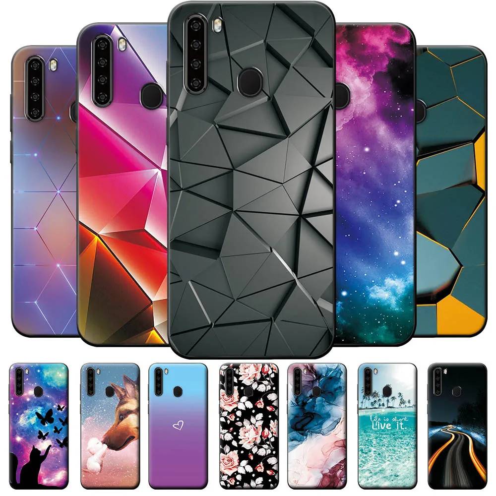 Per Blackview A80 Pro Case Blackviewa80 Pro Custodie Antiurto Per Blackview A80 Pro Marble Black Silicone Cover Posteriore Paraurti