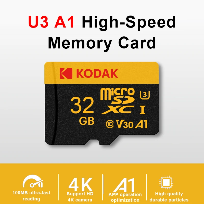 Nuova Scheda Micro Sd Tf Originale Kodak Scheda Di Memoria Da 32Gb Classe Microsd 10 32Gb Con Adattatore Sd Per Telefono Tablet Fotocamera Freeshippin