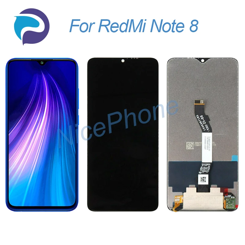Per Xiaomi Redmi Note 8 Display Lcd Touch Screen Digitizer M1908C3Jh, Muslimb, M1908C3Ji Redmi Note 8 Display Lcd