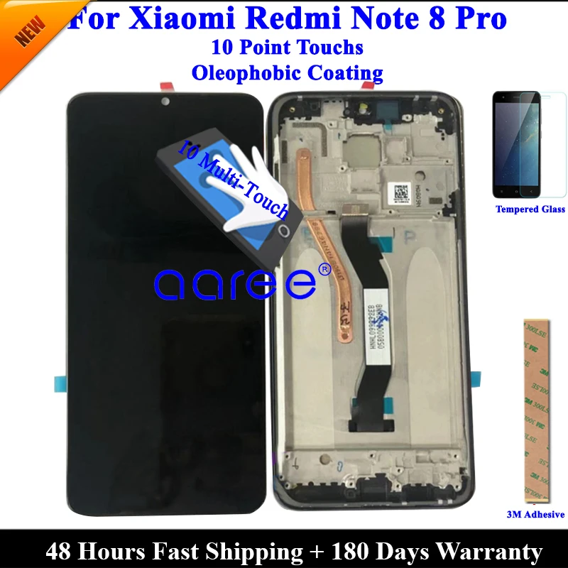Display Lcd Sostitutivo Per Xiaomi Redmi Note 8 Pro Lcd Per Redmi Note 8 Pro Display Lcd Schermo Lcd Touch Digitizer Assembly