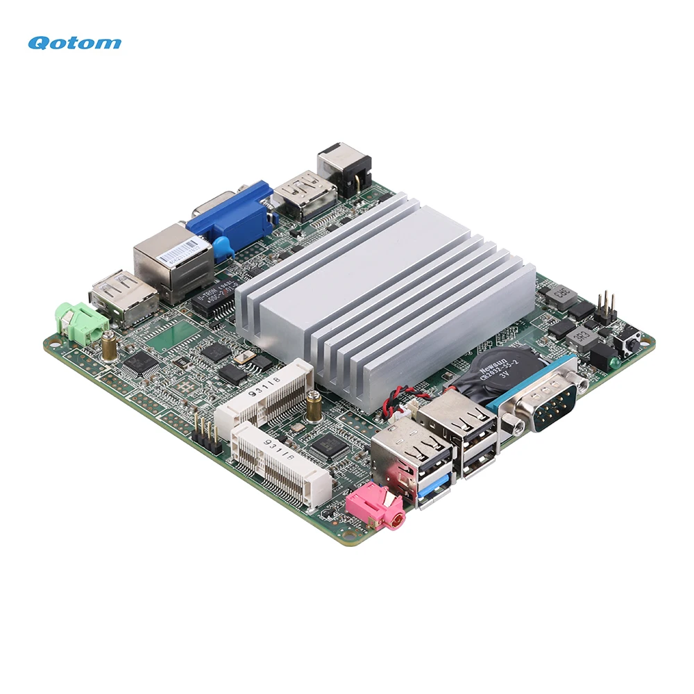 Qotom Bay Trail J1900 Mini Itx Scheda Madre Q1900G-P, Quad Core 2.42Ghz, Scheda Madre Dc 12V Nano Itx