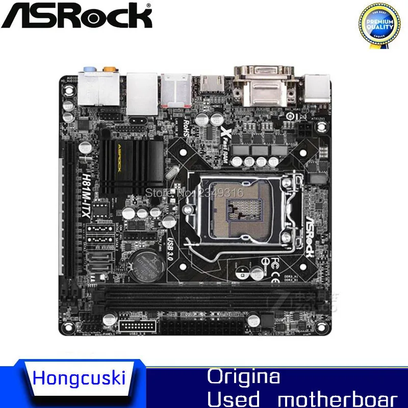 Mini-Itx Itx Htpc Ha Usato La Scheda Madre Originale Della Scanalatura Lga1150 H81 Per Il Bordo Da Tavolino Usb3.0 Sata3 Ddr3 Di (H81M-Itx
