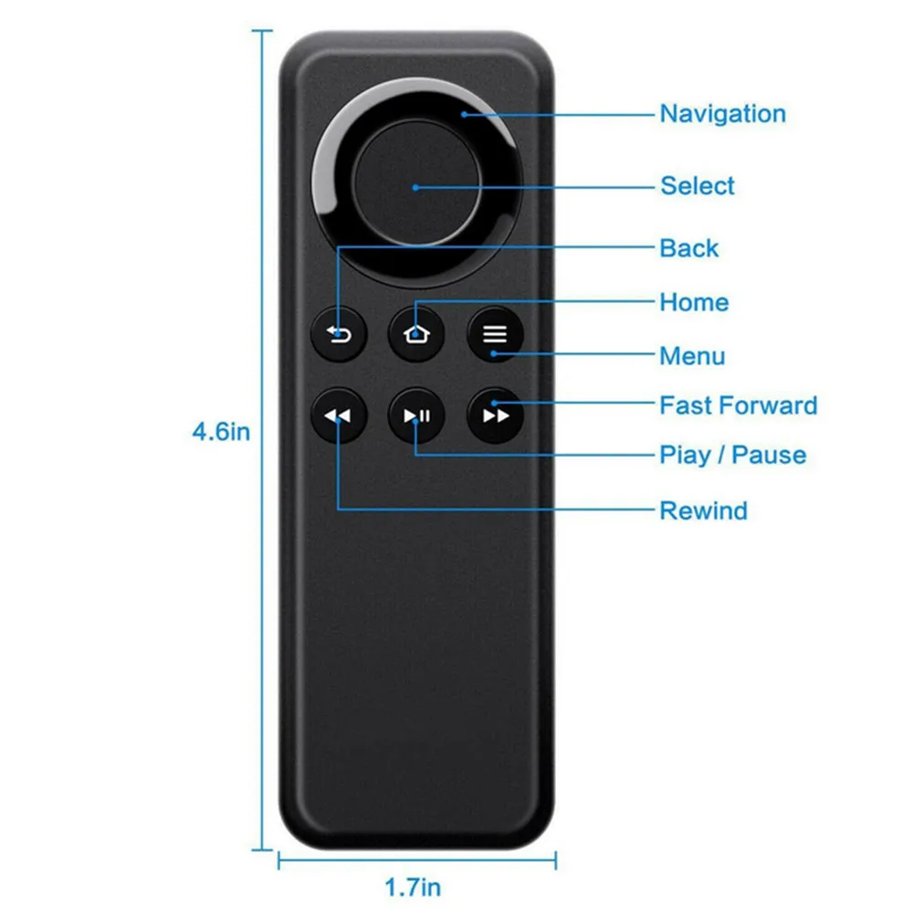 Telecomando Tv Compatibile Bluetooth Originale Usato Per Amazon 2Nd-Gen Fire Tv Fire Tv Fire Stick Tv Player Box Cv98Lm