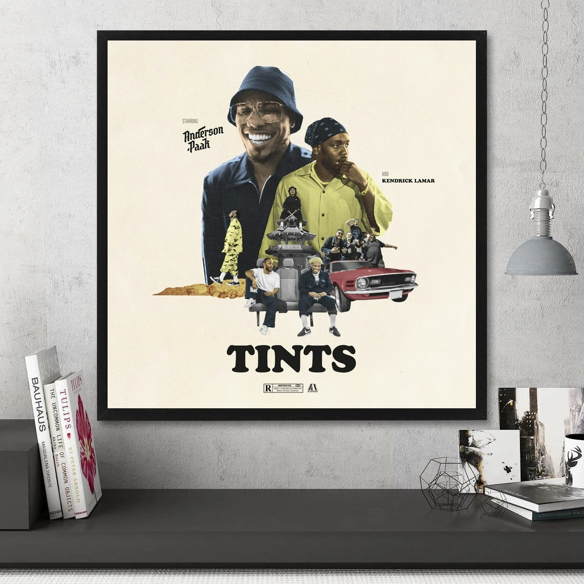 Autunnale Paak Kendrick Lamar Tints Music Album Cover Poster Stampe Su Tela Pittura Murale Soggiorno Decorazioni Per La Casa (Senza Cornice)