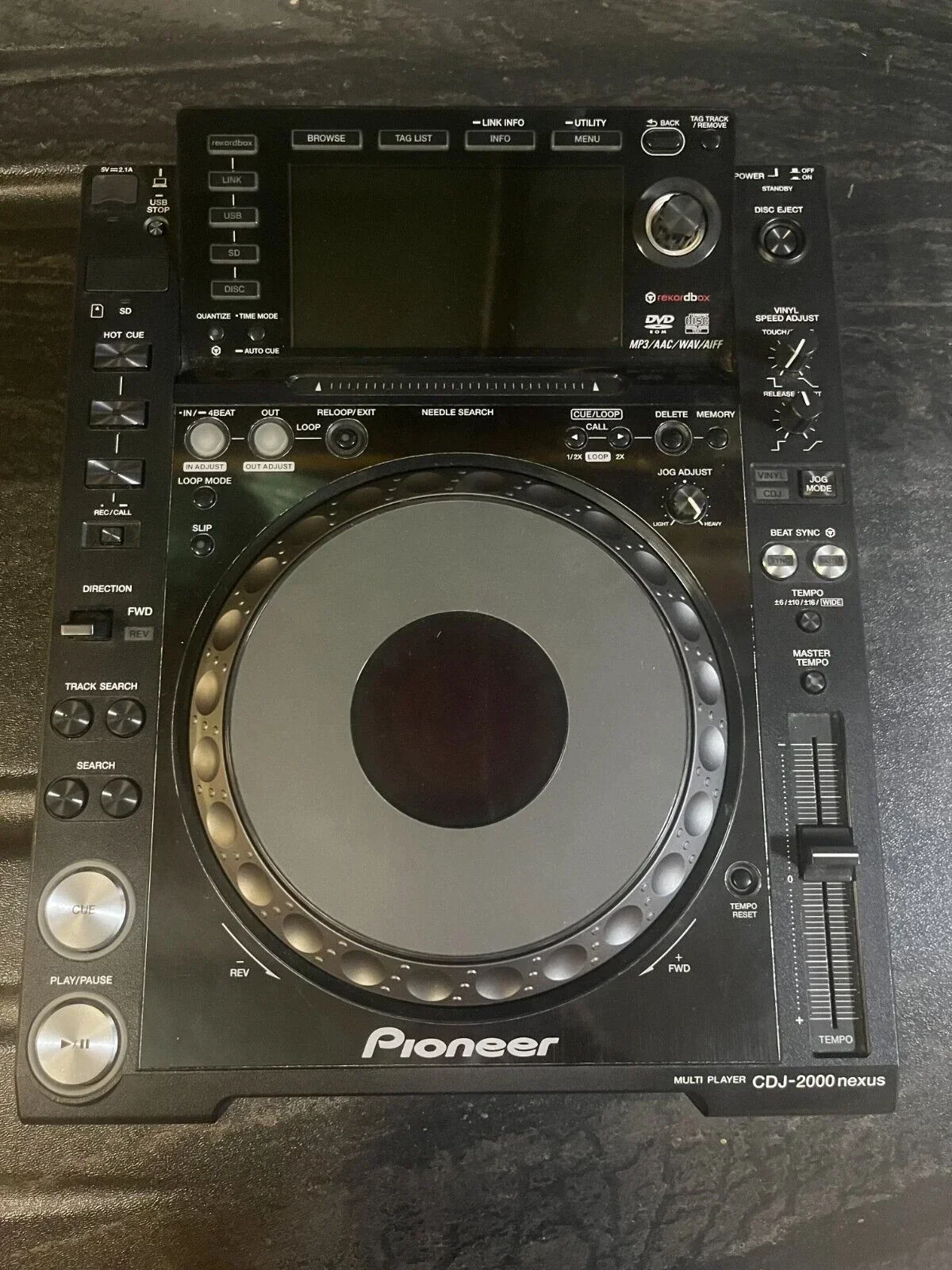 Giradischi Dj Digitale Pioneer Cdj-2000-Nxs Nuovo/Inutilizzato