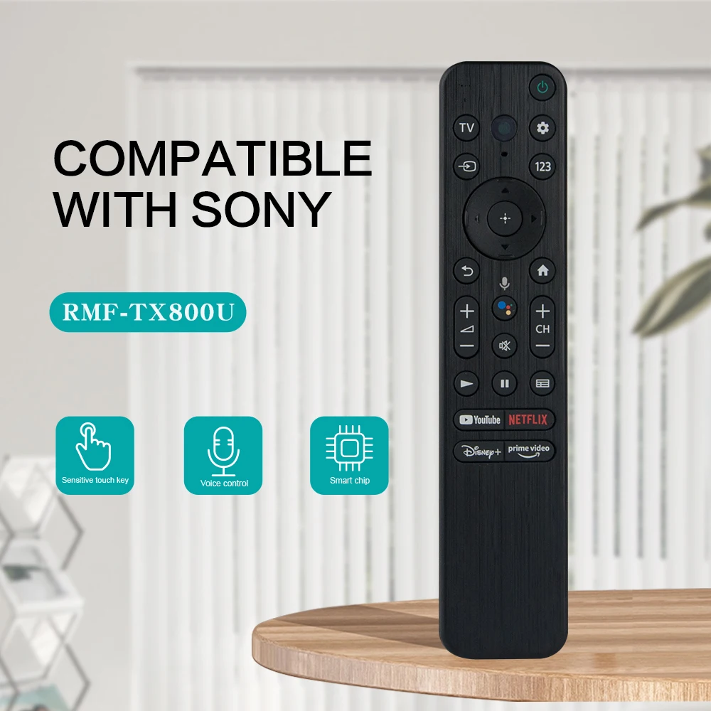 Rmf-Tx800U Telecomando Vocale Sostituito Per Sony 4K Xr-75X95K Kd-43X80K Xr-55A95K Xr-77A80K Xr-65A95K Xr-75Z9K Smart Tv
