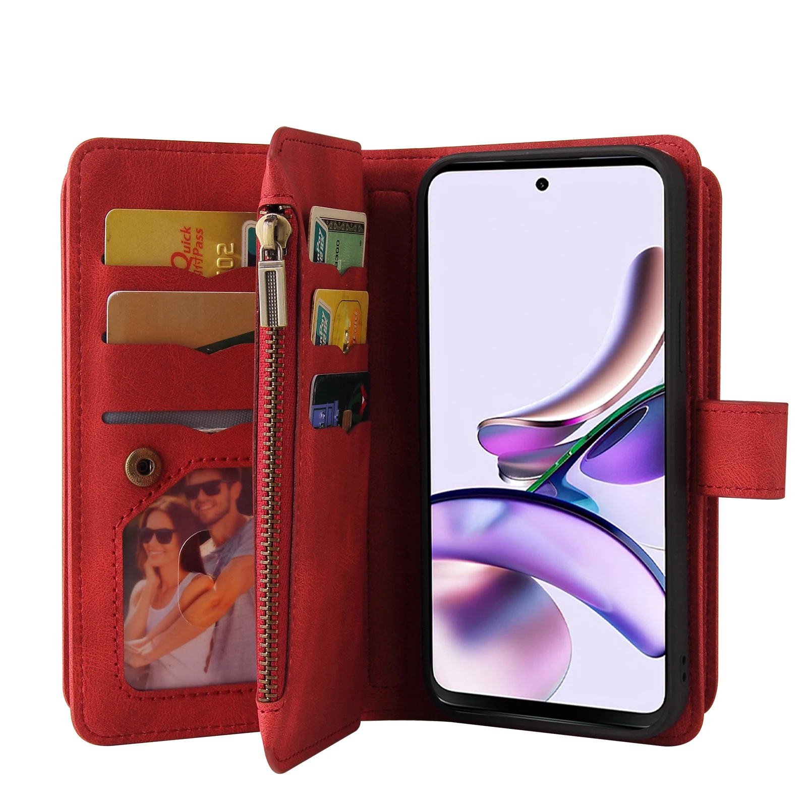 Custodia A Portafoglio In Pelle Con Cerniera Per Oneplus 1 + Nord N200 Ce2 Lite 10T Ace Pro 9 Pro N100 Per Oppo Realme 9 Pro Reon 7Z Cover Per Telefon