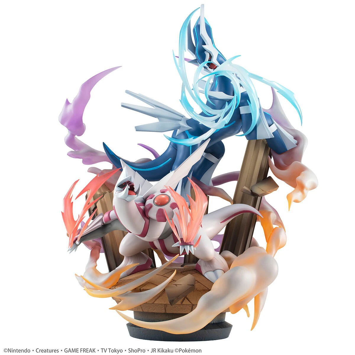 Stock Originale Originale Megahouse Gem Ex Palkia Dialga Pocket Monsters Action Figure Anime Figure Model Toys Collection Doll Gift