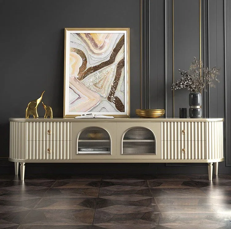 White Luxury Table Television Salon Modern Style Tv Stand Bench Soggiorno Unit Cabinet Suporte Para Tv Mobili Per La Casa