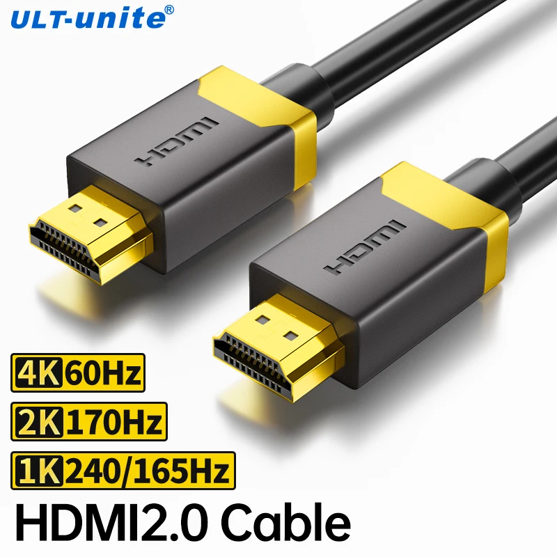 Cavo Compatibile Hdmi 4K 60Hz Maschio A Maschio 2K 165Hz Cavi Per Proiettore Ps5 Tv Box Monitor Portatile Cavi Hdmi