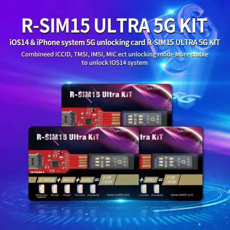R Sim 15 Ultra 5G Kit Per Iphone Ios 14 12 Pro Max 11 Pro Max A 6G