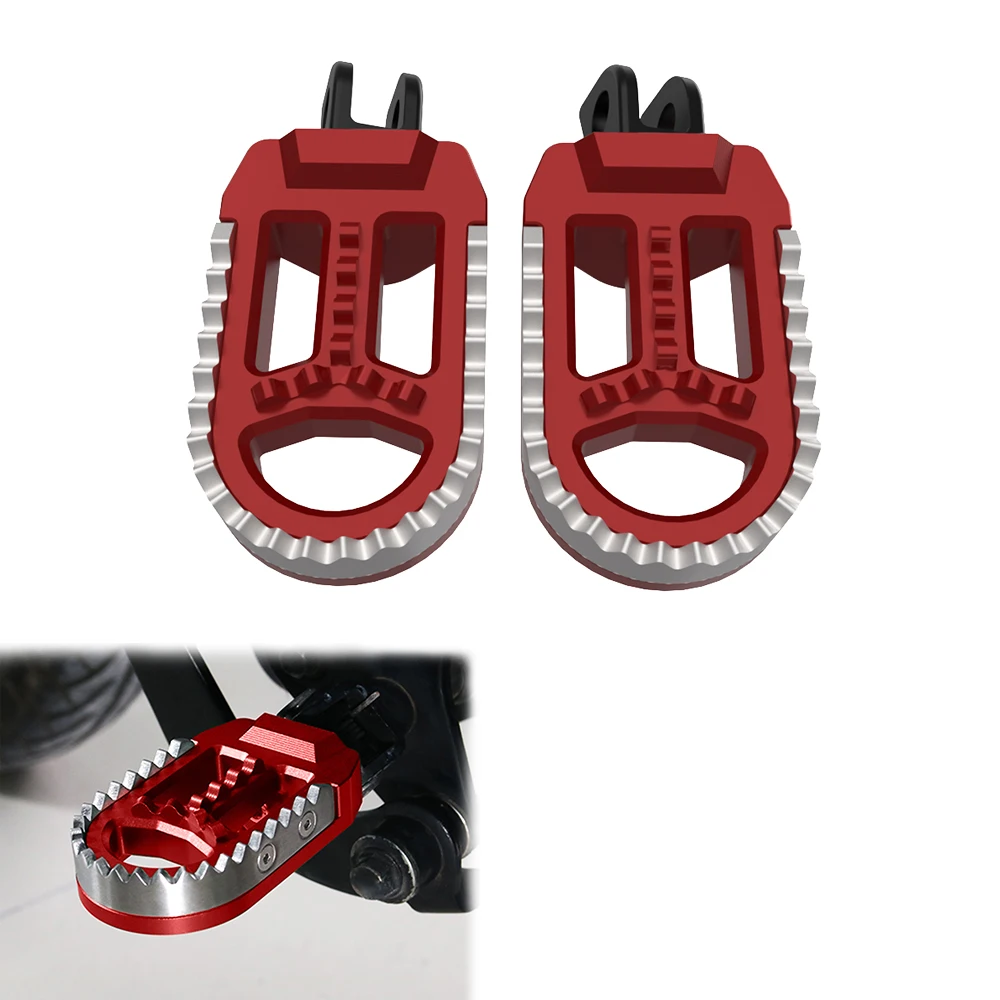 Pedane Larghe Anteriori Moto Adatte Per Aprilia Mx 125 Supermoto 2004-2006 Pegaso 650 Rx125 Pedane Poggiapiedi Girevoli Pedali