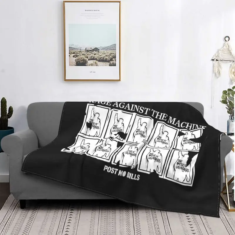 Rage Against The Machine Post No Bills Blanket Autumn Bedding Home Decor Bedding Supply Sleeping Sheets