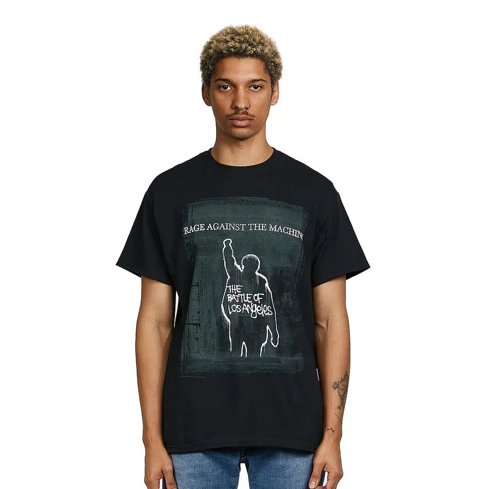 Rage Contro La Macchina-Ball Euro Tour T-Shirt Nera