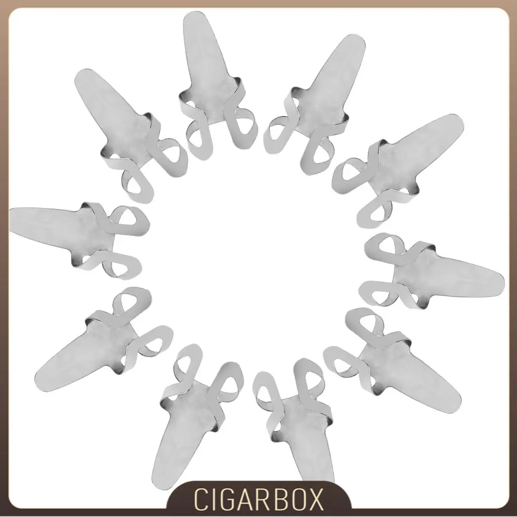 10 Pezzi Di Plettri Per Dita In Acciaio Inossidabile Per Chitarra Scorrevole Banjo Ukulele Oud Dobro Dulcimer Set Di Strumenti Per Corde Per Autoarpa