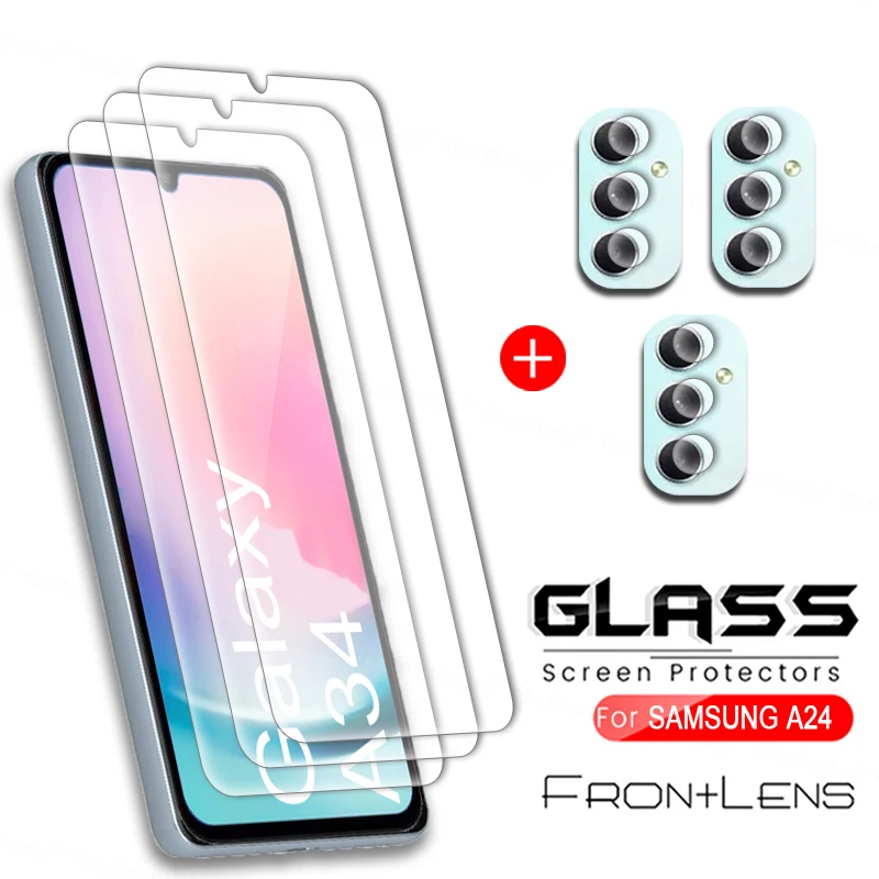 Per Samsung Galaxy A24 Glass Per Samsung A24 A34 A33 A32 A04 A14 Proteggi Schermo In Vetro Temperato Flim Galaxy A24 Glass
