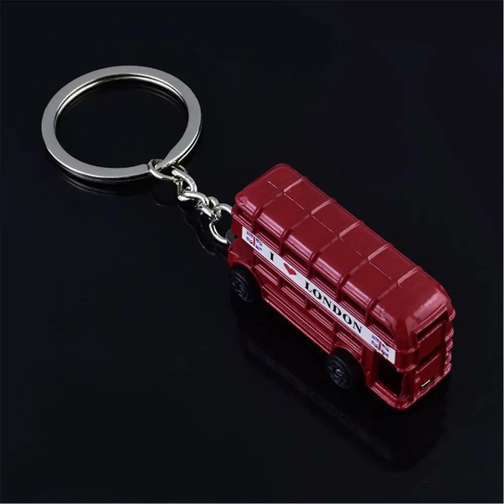 Squisito I Love London Red Bus Model Portachiavi Portachiavi Souvenir