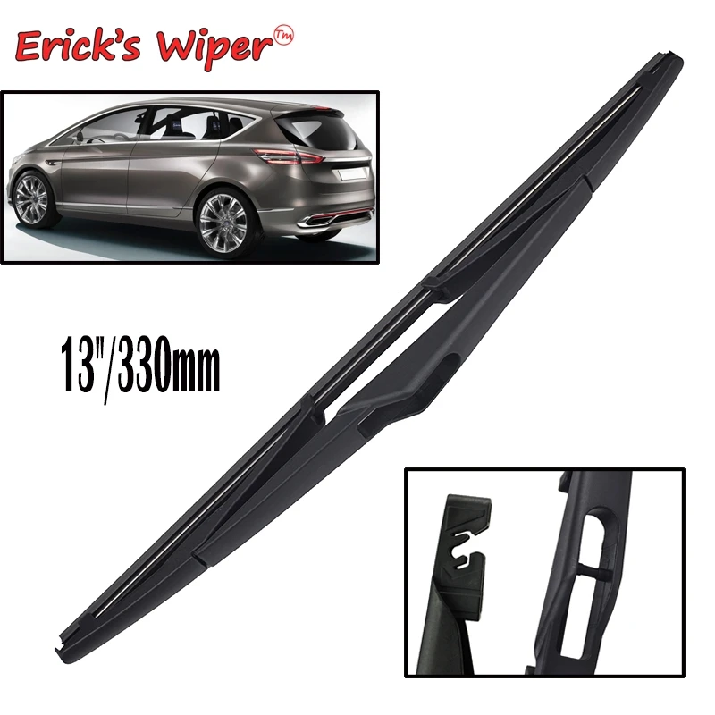 Ener'S Wiper 13 "Spazzola Tergicristallo Posteriore Per Ford S-Max 2009 - 2014 Parabrezza Parabrezza Portellone Finestra Spazzola Antipioggia (Non Ter