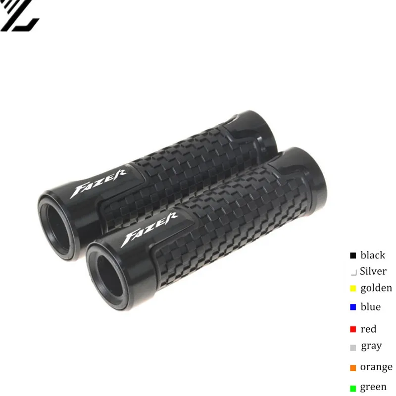 Hanno Fazer Logo 7/8 ''22 Millimetri Di Trasporto Del Motociclo Maniglia Manopole Moto Manubrio Ends Per Yamaha Fazer Fz1 Fz6 Fz8 Fz6R Fazer 600 1000 