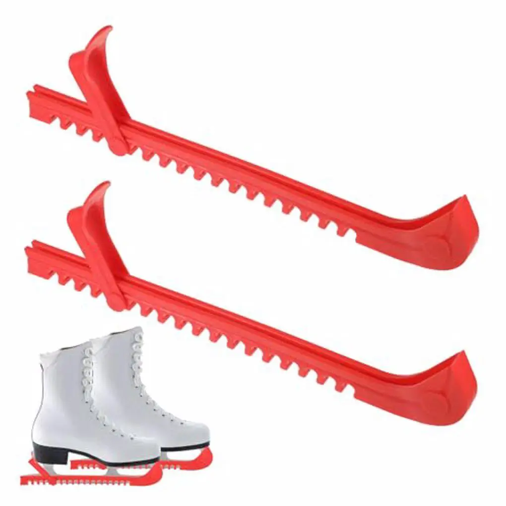 2 Pezzi Set Stay One Step Avanti Durevole E Flessibile Skate Blade Protector Per Hockey E Figure