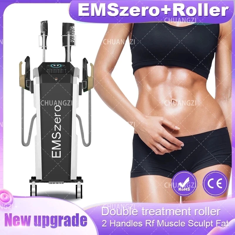 Il Più Nuovo Elencato 2 In 1 Emsslim Neo + Roller Machine Muscle Booster Neo Nova Hi-Emt Emszero Perdita Di Peso Guadagno Muscle Machi
