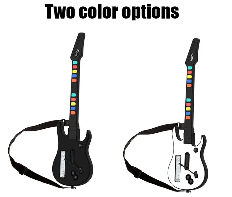 Controller Wireless Guitar Hero Con Cinturino Regolabile Per Controller Wireless Wii Rock Band 3 2 Con Cinturino Regolabile Per Wii