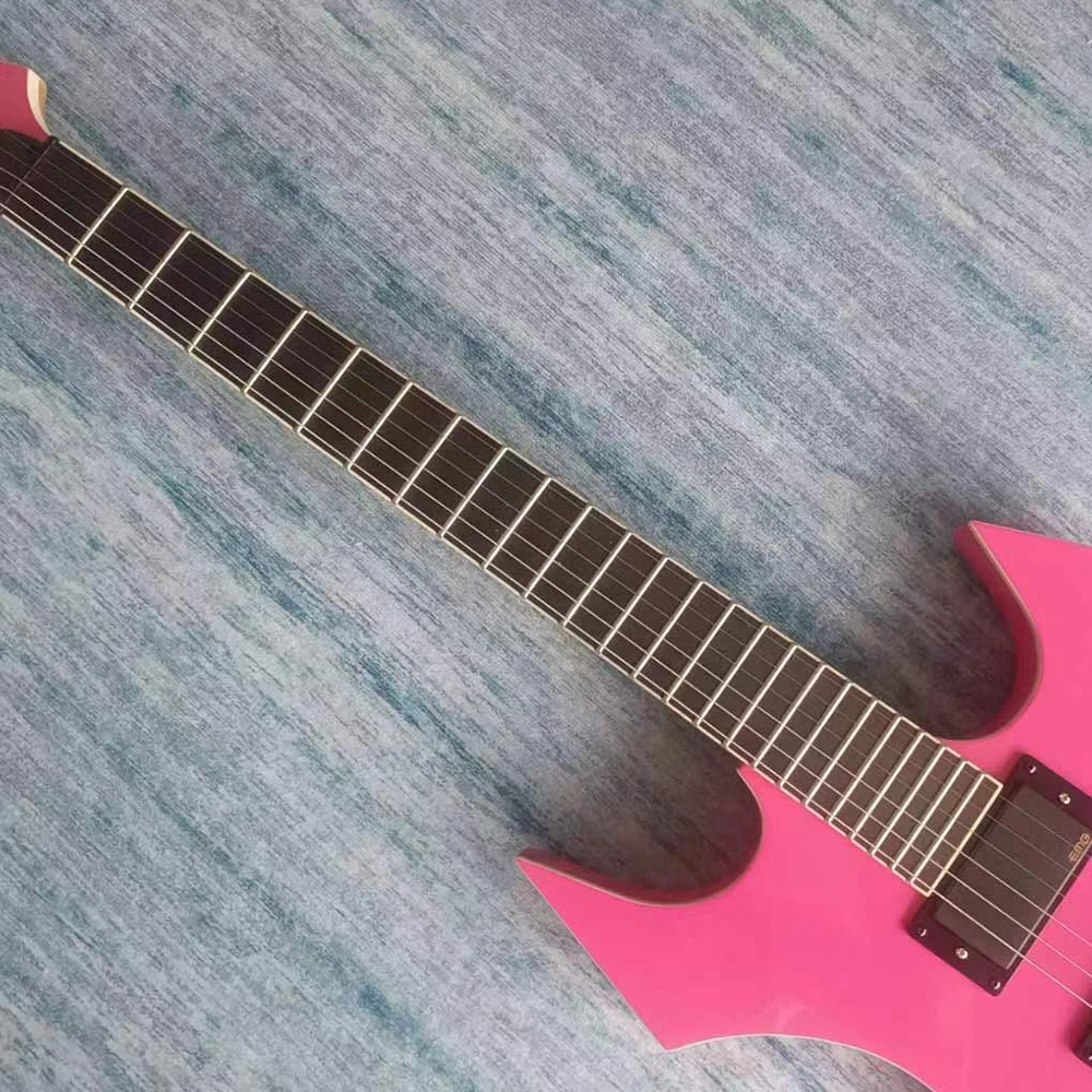 Bc Rich Chitarra Elettrica Oem, Tastiera In Palissandro, Collo In Acero, Ponte Fisso, Hardware Nero, Chitarra Warlock