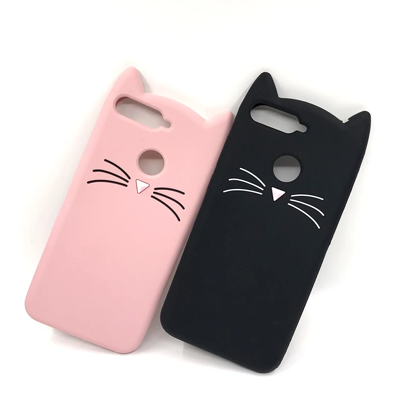 Caso Della Copertura Del Silicone Per Huawei Honor 7A Pro Y6 2018 Caso Simpatico Gatto Per Huawei Honor 7 Un Pro Honor7A Pro Y6 Prime 2018 Fundas Coqu
