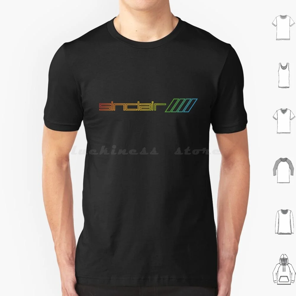 Zx Spectrum Illustrated T Shirt Uomo Donna Bambini 6Xl Zx Spectrum 48K 128K Computer 8 Bit Retro Amstrad Commodore Amiga Acorn Oric