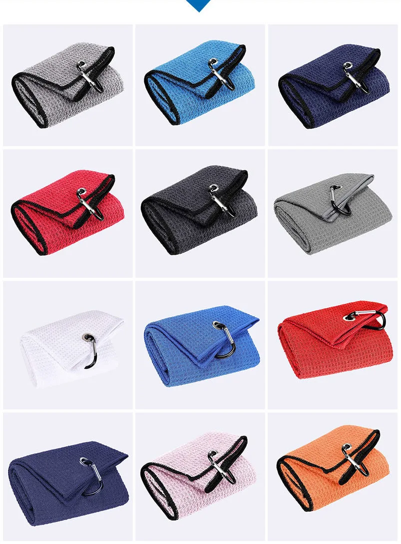 Gancio Per Asciugamano Da Golf In Fibra Superfine Waffle Merbau Asciugamani Da Golf Puliti Accessori Piscine Toalha Magica Asciugamano Da Piscina Toal