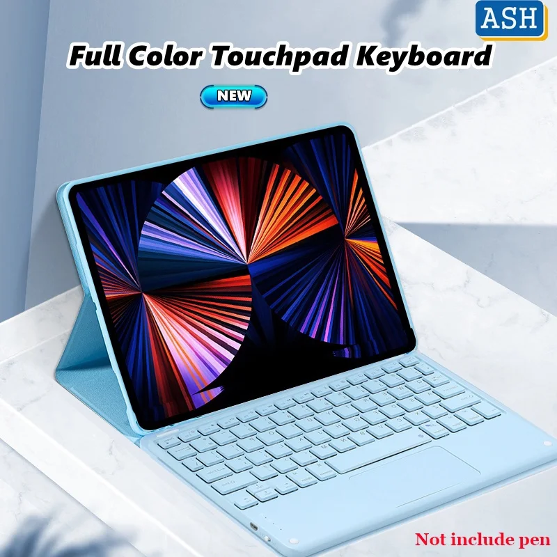 Per Amazon Fire Hd 10 Case 2021 11Th Wireless Smart Keyboard Case Touchpad Trackpad Cover Per Tastiera Per Fire Hd10 Plus 2021 10.1"
