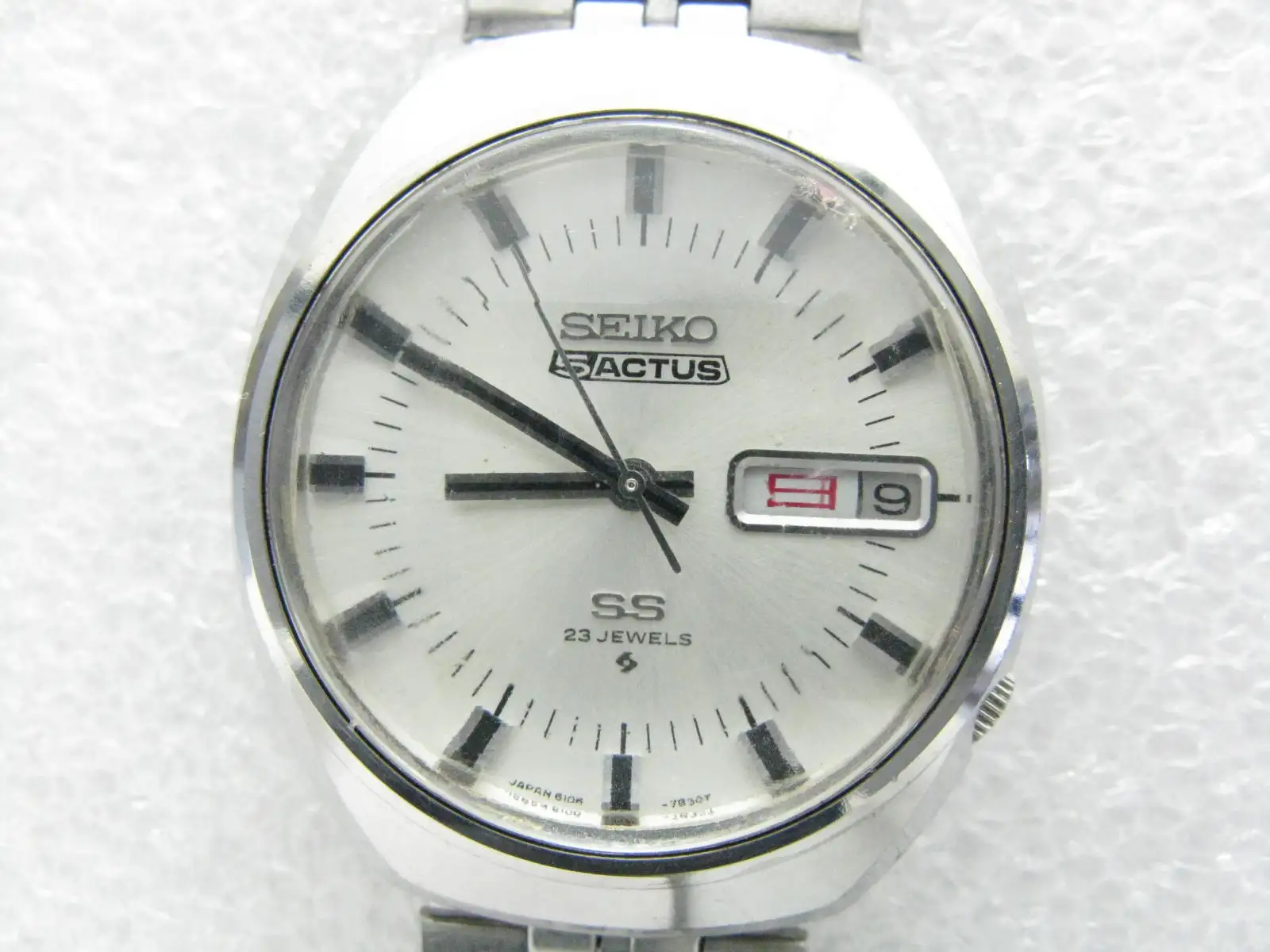 Orologio Da Uomo Seiko Giapponese Vintage Automatico Serie Ss (Calendario A Doppia Stampa) 6106