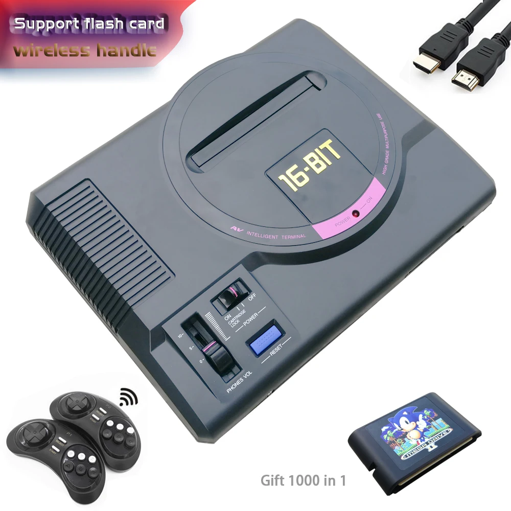 Console Di Gioco Md Retrò Classica Di Fabbricazione Cinese Console Di Gioco Mega Drive Supporto Giochi Ever-Drive Supporto Uscita Hd