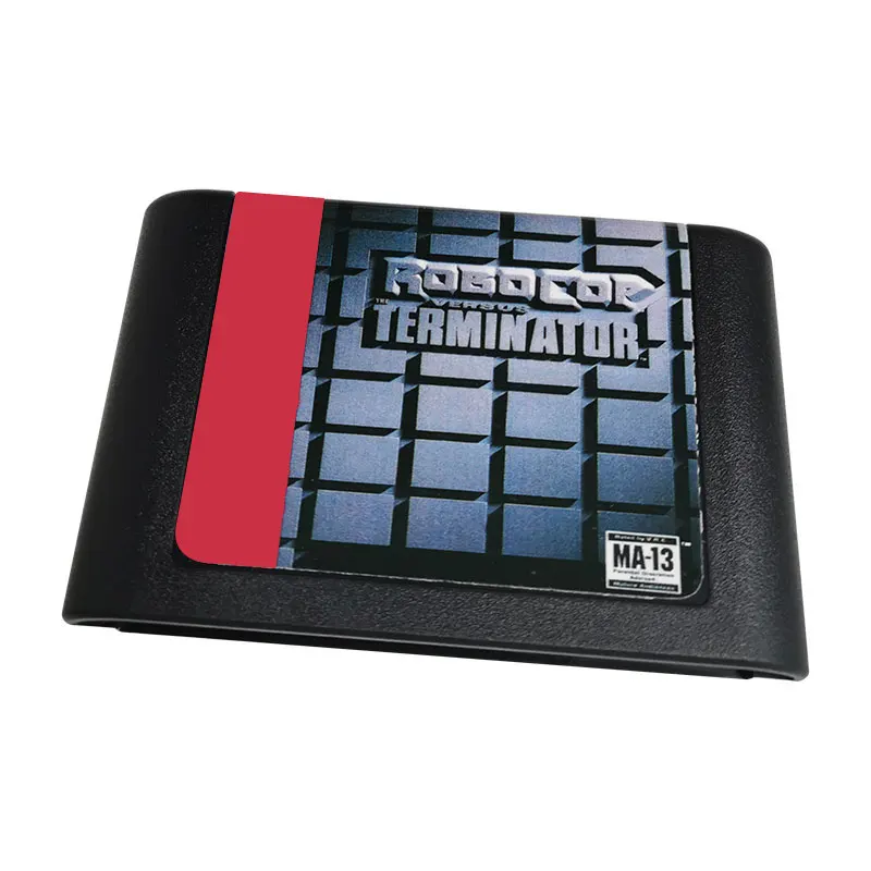 Per Robocop Vs The Terminator Classic Game Cartridge Scheda Md A 16 Bit Per Console Mega Drive 2 Genesis |