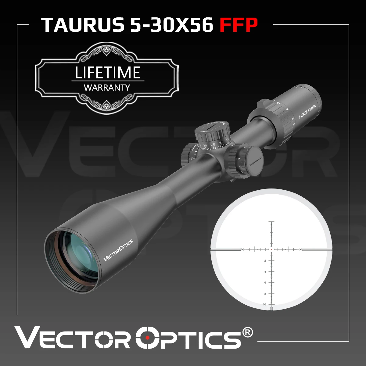 Vector Optics Taurus 5-30X56 Primo Piano Focale Cannocchiale Da Puntamento Tattico Militare Reticolo Cannocchiale Da Caccia A Lungo Raggio Di Alta Qua