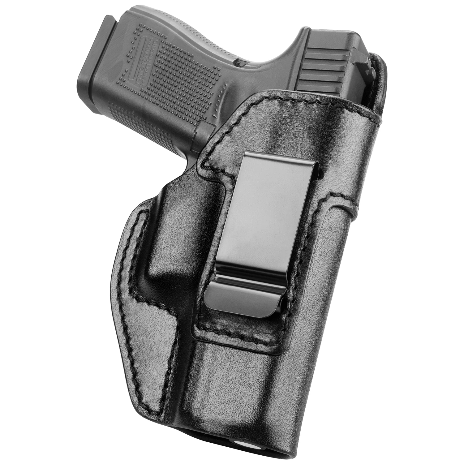 Tactical Gear Pistol Holster Leather Iwb Holder Per Glock 19/43 Taurus G2C/G3C / Sig P365 / Cz P10C / Walther Ppk Uso Destro