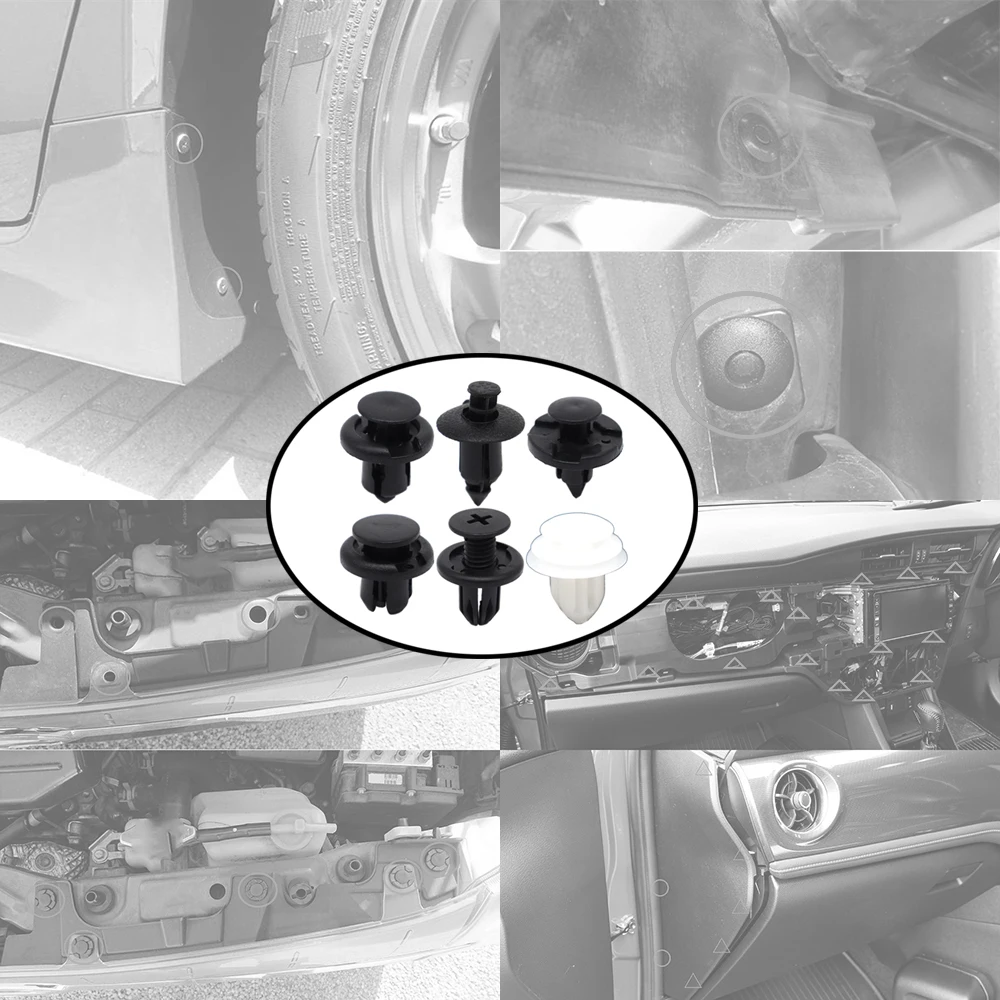 60 Pz Per Honda S2000 2000-2009 Insight 2001 2002 - 2013 2014 Nsx Paraurti Auto Engine Bay Shield Cowl Chassis Rivet Parafango Clip