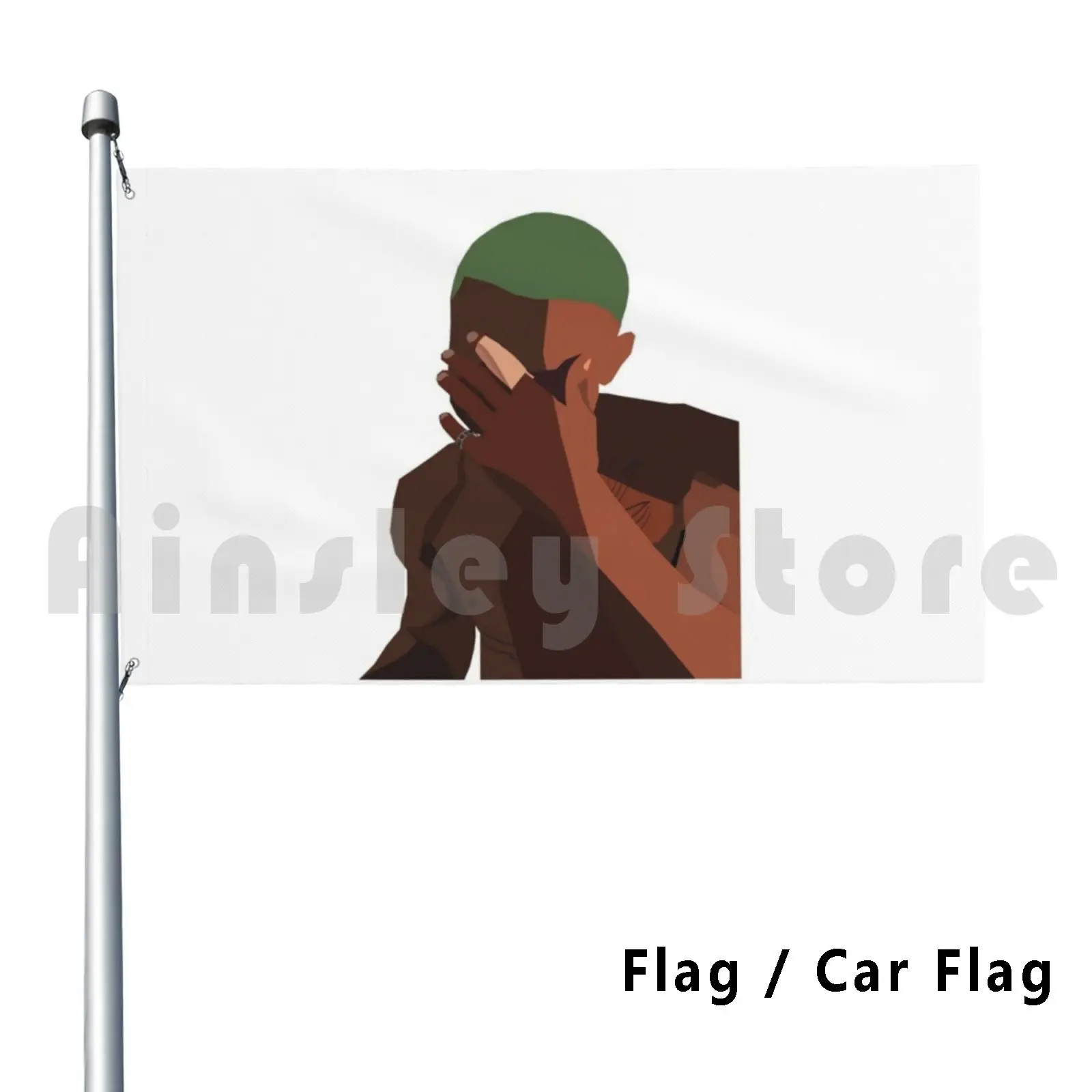 Frank Outdoor Decor Flag Car Flag Ocean Music Biondo Canale Arancione Blonde Frank Trend