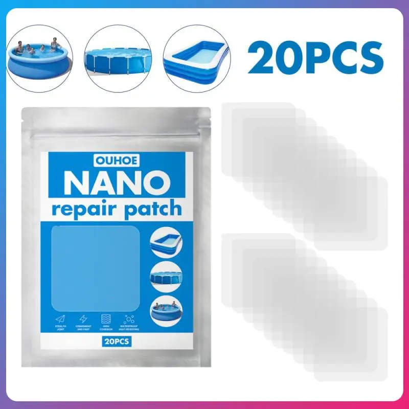 10/20Pcs Nano Repair Patch Piscina Water Pad Tenda Impermeabile Adesivo Speciale Anello Di Nuoto Esterno Patch Di Riparazione