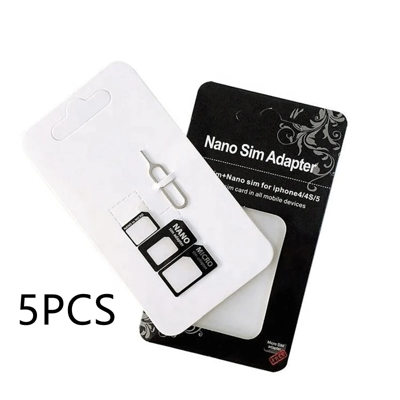 Cantell Sim Card Adapter Nano Sim Card A Micro Standard Sim Sostituzione Adattatore Convertitore Set 4 In 1