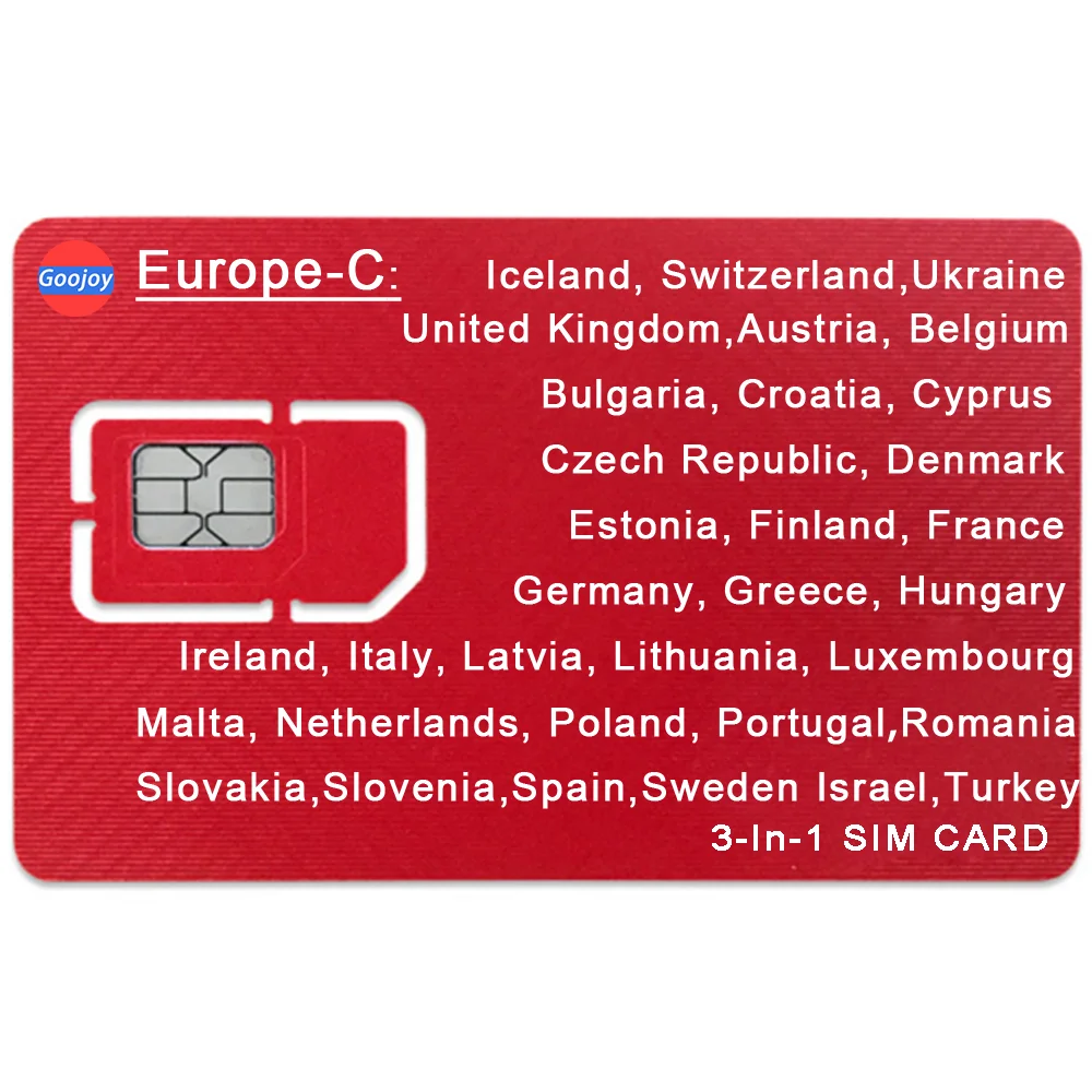 Supporto Per Scheda Sim Internet Europa Svizzera, Turchia;