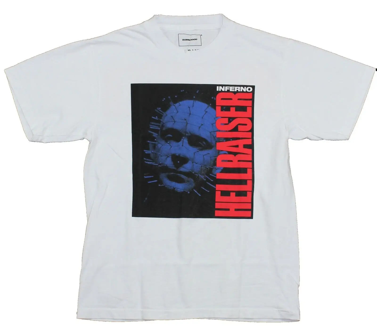 Hellraiser T-Shirt Da Uomo-Inferiore Blue Pinhead Logo Back