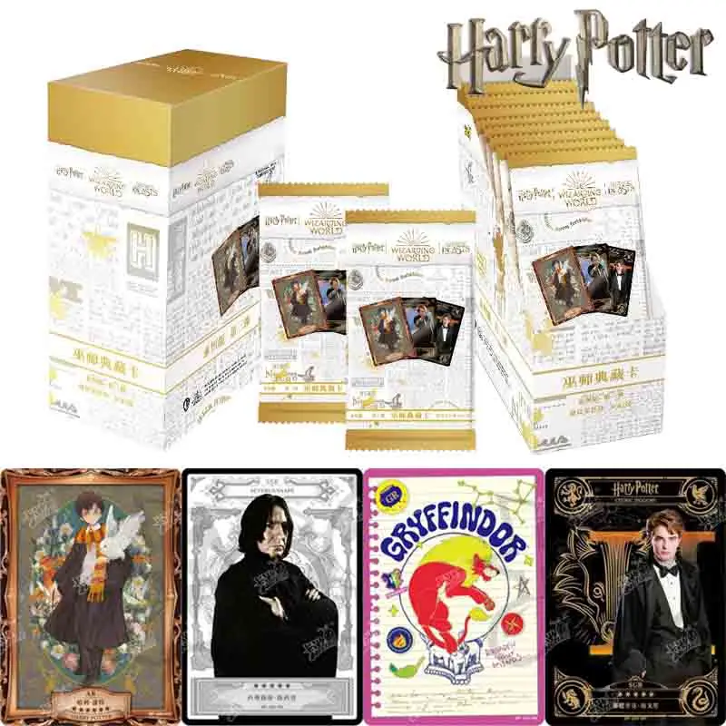 New Genuine Harry Potter Collection Cards Booster Box Wizarding World Series Schede Di Gioco Periferiche Hobby Da Collezione Giocattoli Per Bambini