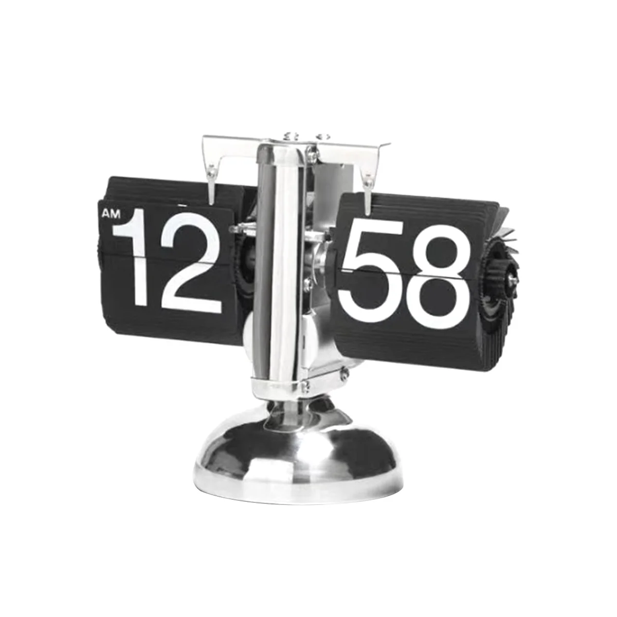 Orologio Digitale Flip-Orologio Da Tavolo Su Piccola Scala Retro Flip Clock Flip Orologio Al Quarzo Con Ingranaggi Interni Decorazioni Per La Casa