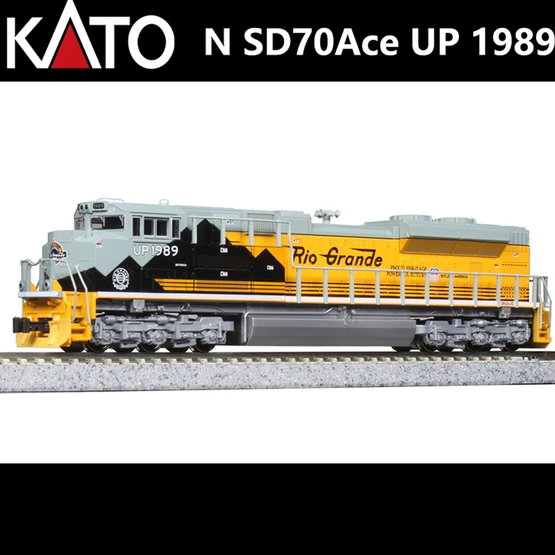 Kato Train Model 1:160 N Scale Motore A Combustione Interna Sd70Ace Up 1989 Motore A Combustione Interna Drgw Trenino Elettrico