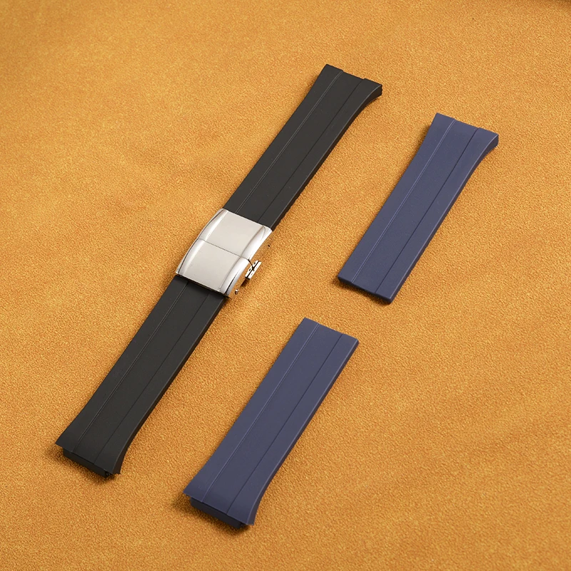 Cinturino Per Cinturino Subacqueo Di Ricambio In Gomma Da 26Mm Per Porsche Design P6780