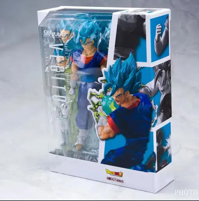 New Dragon Ball Super Vegeto Action Figure Vegito Blue S.H.Figuarts Shf Super Saiyan God Anime Model Kit Regali Per Bambini Giocattolo