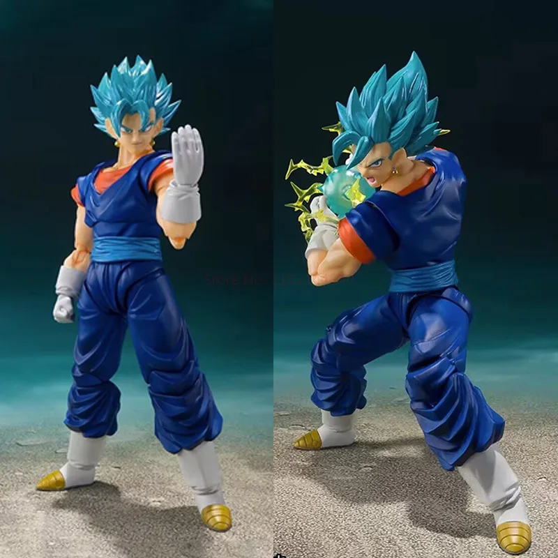 New Dragon Ball Super Vegito Blue Action Figure Vegetale S.H.Figuarts Shf Super Saiyan God Pvc Anime Model Kit Regali Per Bambini Giocattoli