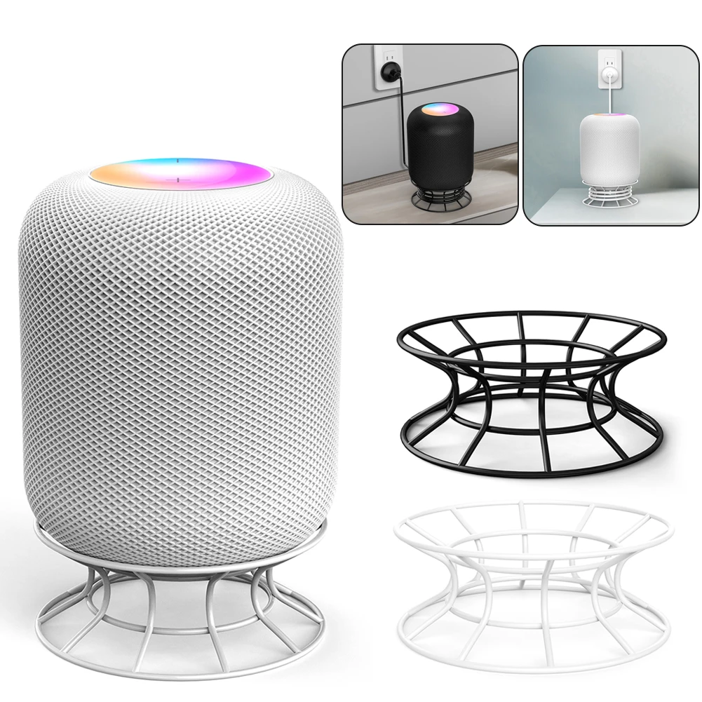 Supporto Da Tavolo Scavato Per Homepod 2 2023 Mini Smart Speaker Stand Durevole Sound Box Hanger Staffa Salvaspazio Per Homepod 2